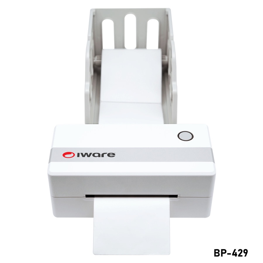 PRINTER LABEL BARCODE IWARE BP-429U DIRECT THERMAL STICKER LABEL THERMAL PRINTER RESI A6 PENGIRIMAN