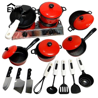  enidstore 13Pcs 11Pcs Set Mainan Peralatan Masak  Untuk 