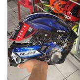 HELM NJS ZX1 RUSH BLUE/GUNMETAL
