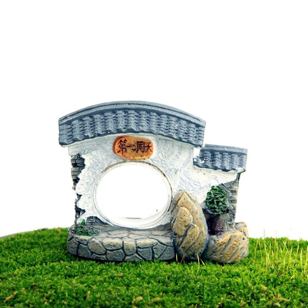 Agustinina Bonsai Decor Mini Realstic DIY Resin Patung Pemandangan Tradiasi