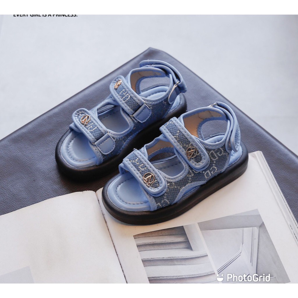 (LOLI-JKT) SD-BC4 SANDAL IMPORT ANAK COWOK SLIP ON SIZE 21-36