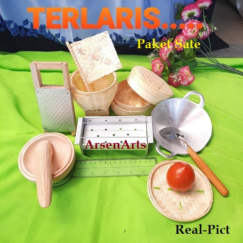 Kitchen Set - Mainan Masak Masakan Paket Alat Sate Mainan Anak Perempuan Versi Mini 9 Mainan