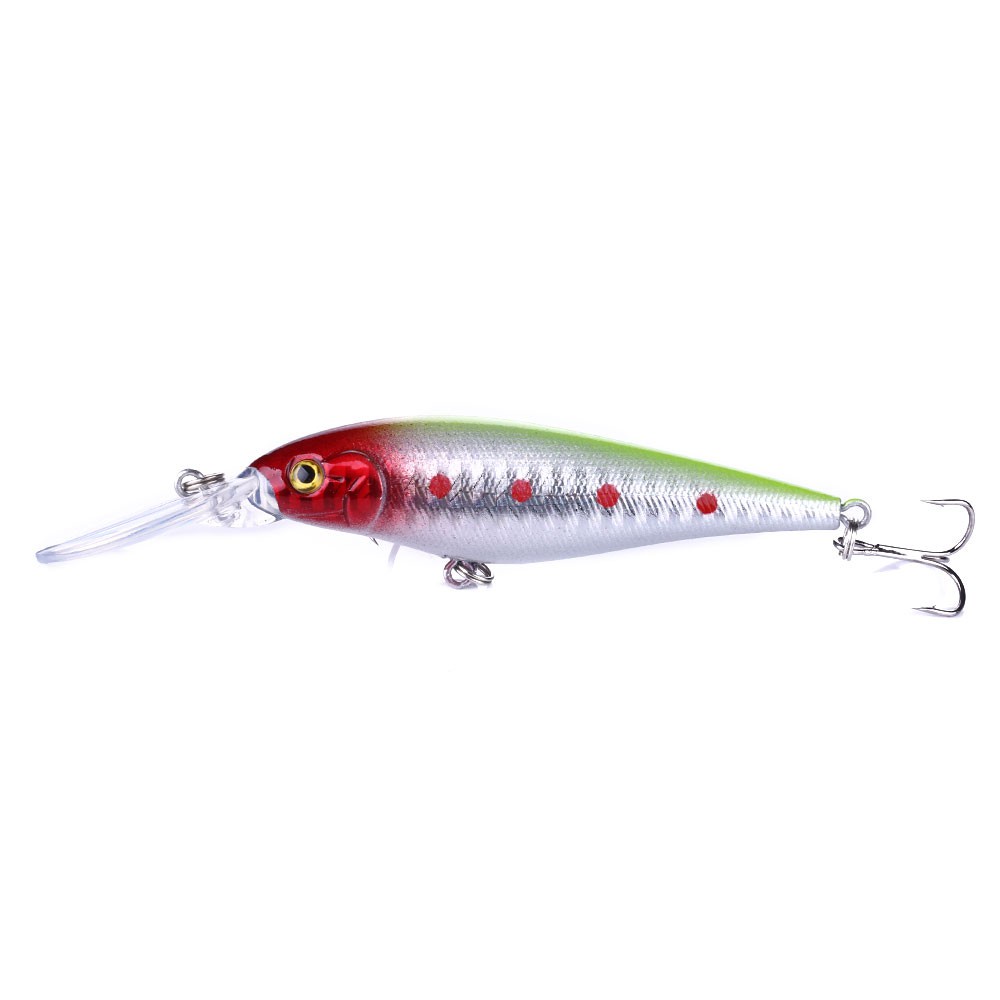 HENGJIA 20PCS Umpan Fishing Lure 11cm/10g Hard Bait Minnow Crankbait Wobbers Swimbait Fishing Tackle