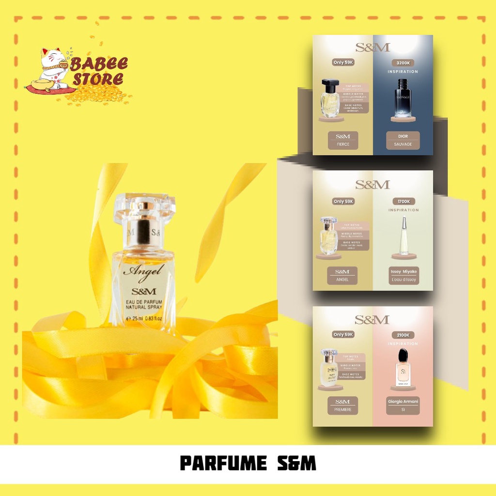 BABEE - PARFUME S&amp;M / PARFUME PRIA / PARFUM EDP / EAU DE PARFUM / PARFUM WANITA / KADO SURPRISE