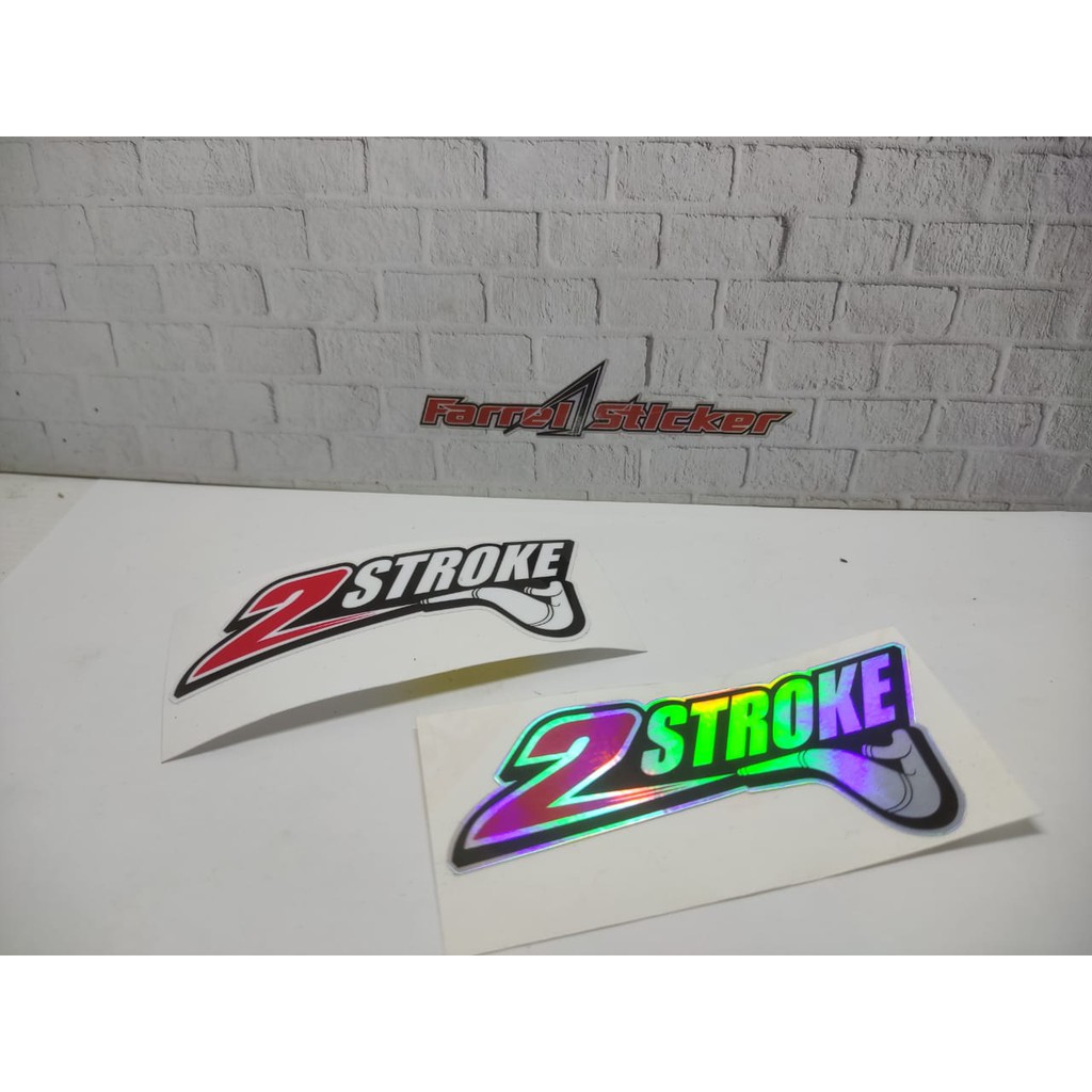 stiker dua tak Sticker 2 stroke