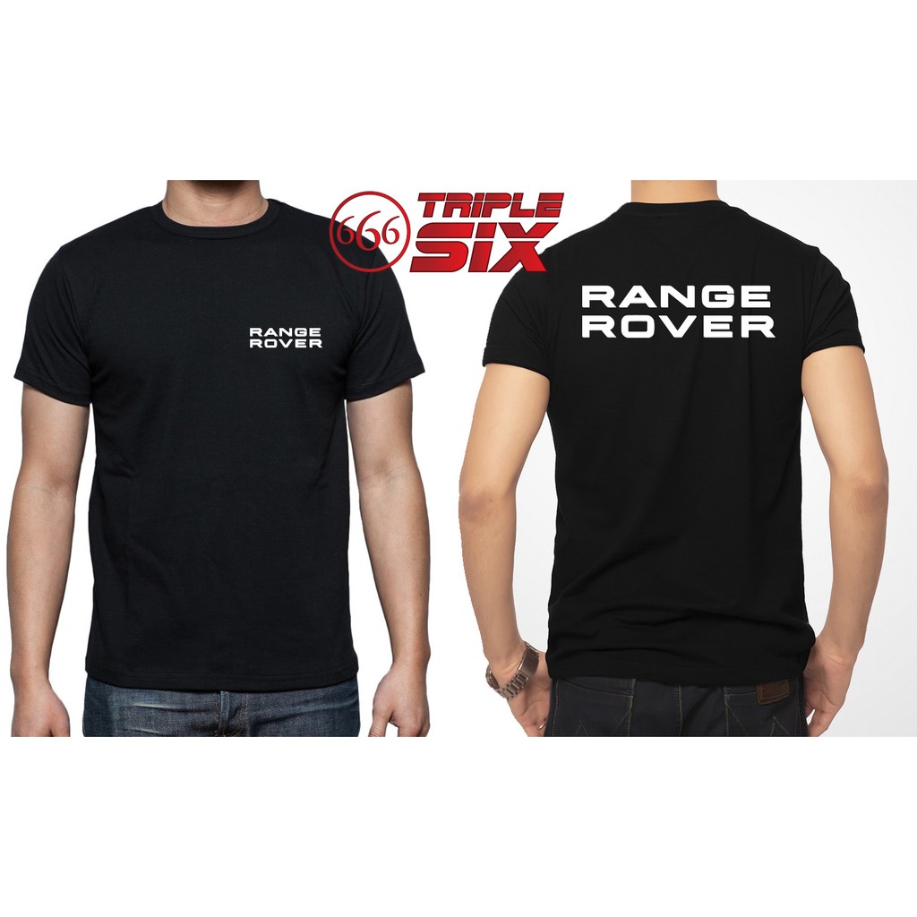 kaos baju hitam range ROVER full