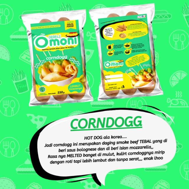 

Corndogg snack / makanan korea