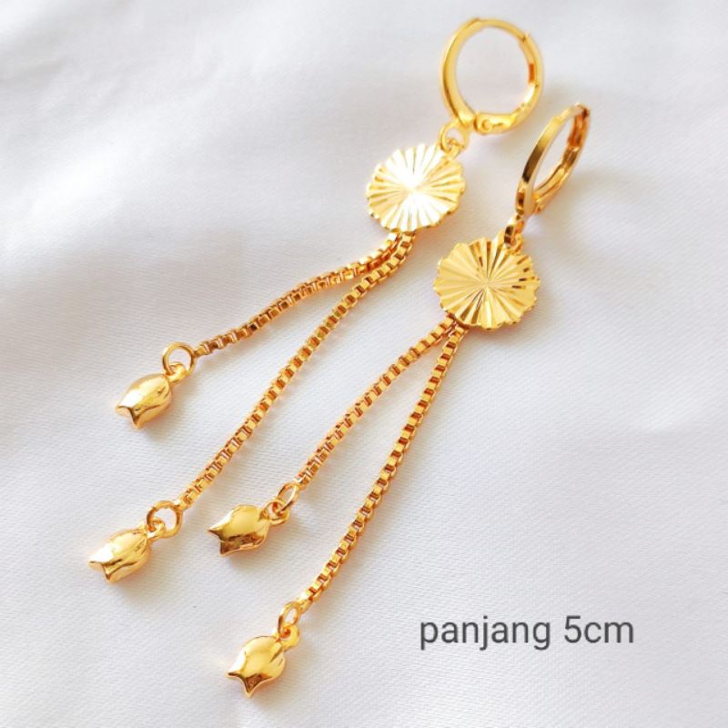 Anting Tusuk Xuping Model Jurai Panjang