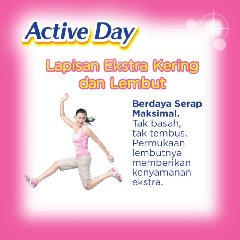 Active Day Super Maxi 20 Pads Pembalut