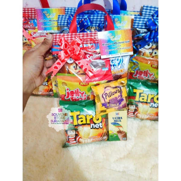 Snack Ultah Anak / Paket Snack Ulang Tahun/ Goodiebag Snack/bingkisan ultah surabaya/Snack Ultah Sby