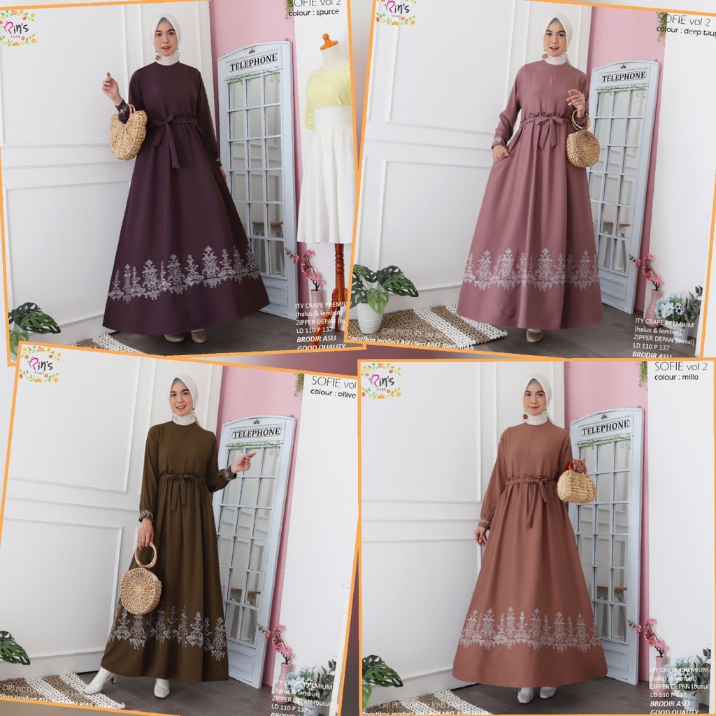 SOFIE GAMIS by Rins Hijab LD 110cm