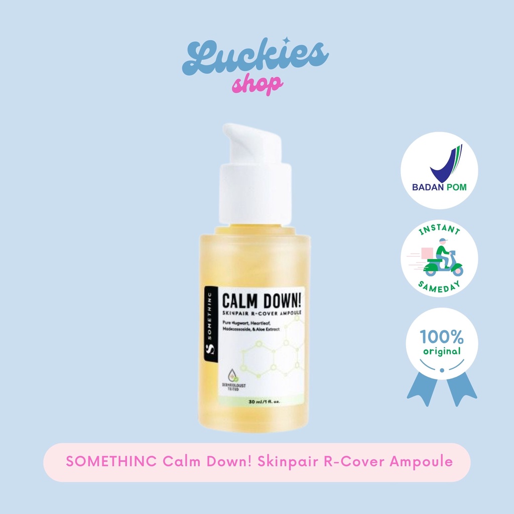 BPOM SOMETHINC Calm Down! Skinpair R-Cover Ampoule Madagascar Centella Asiatica Essence