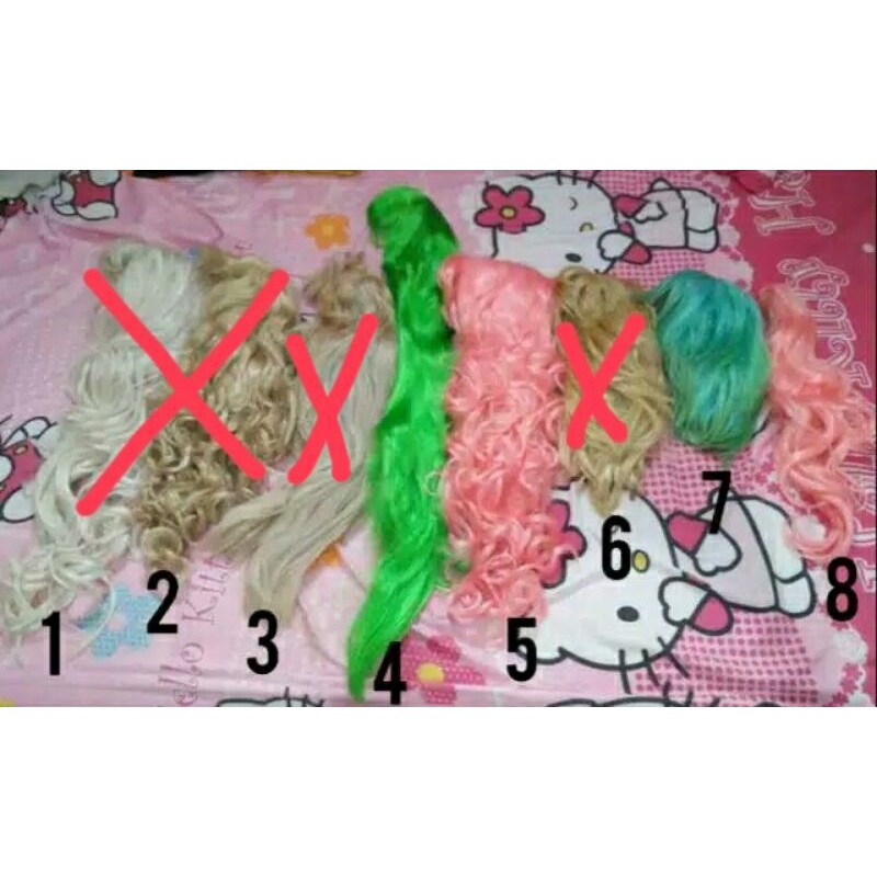 WIG / Rambut Palsu Cosplay Second