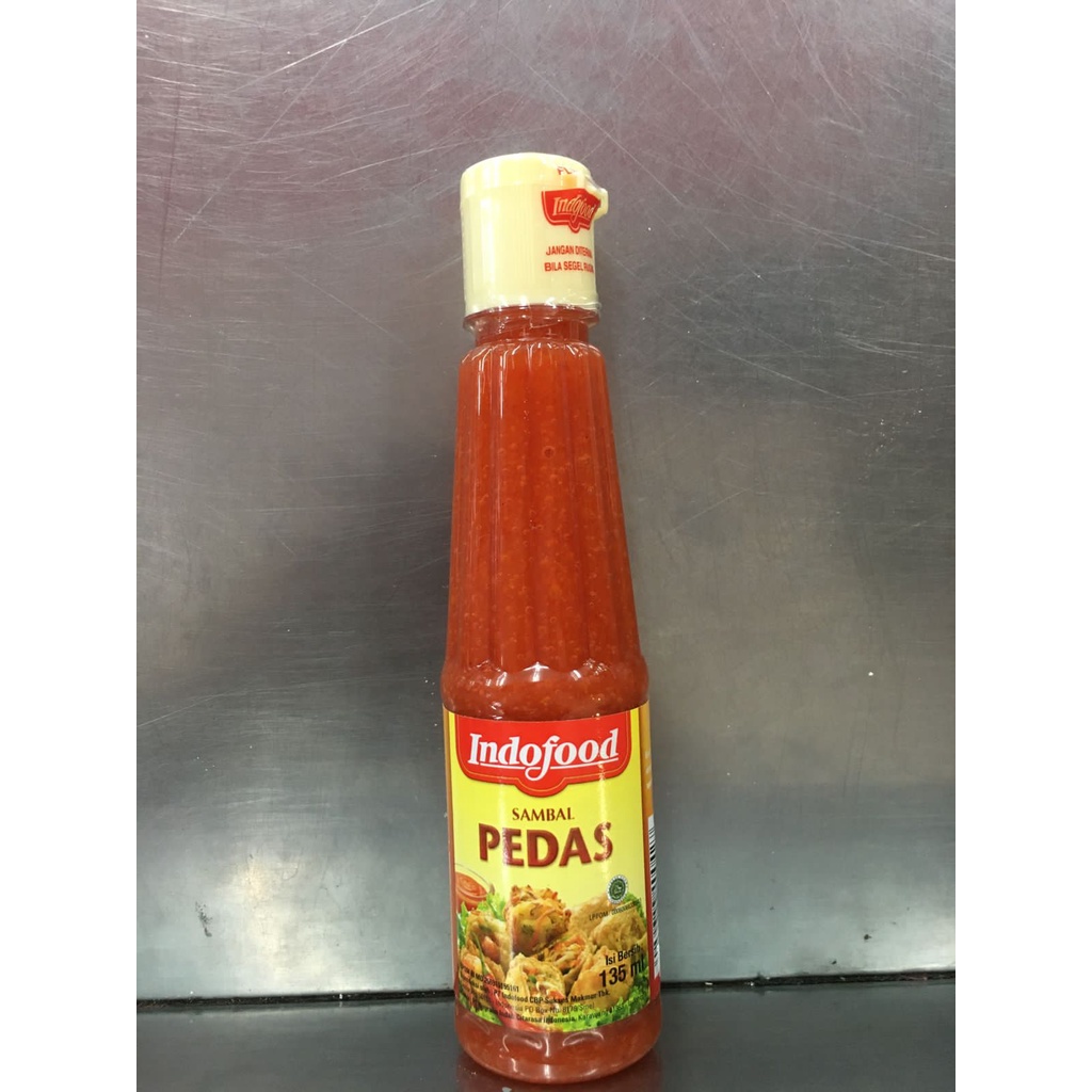 

RBS / indofood sambal pedas botol plastik 135 ml / 00102717