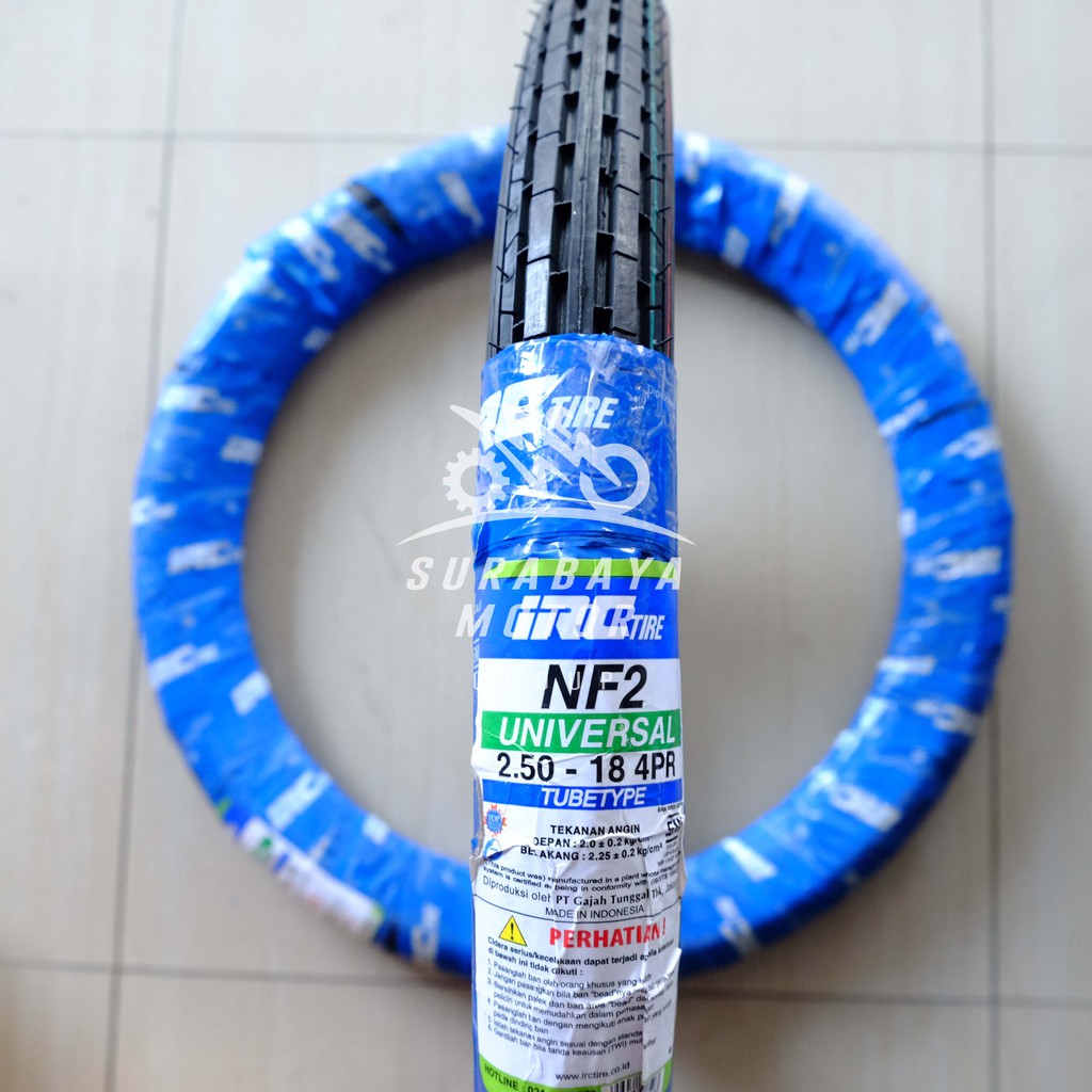 Ban Luar IRC 250-18 NF2 Batik Lurus Classic Sepeda Motor Win Kembang Motif