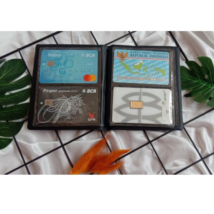 

[X-AZR ➸] Album kartu nama 64 slot/name card holder/album atm/album logam mulia/tempat kartu nama-top produk