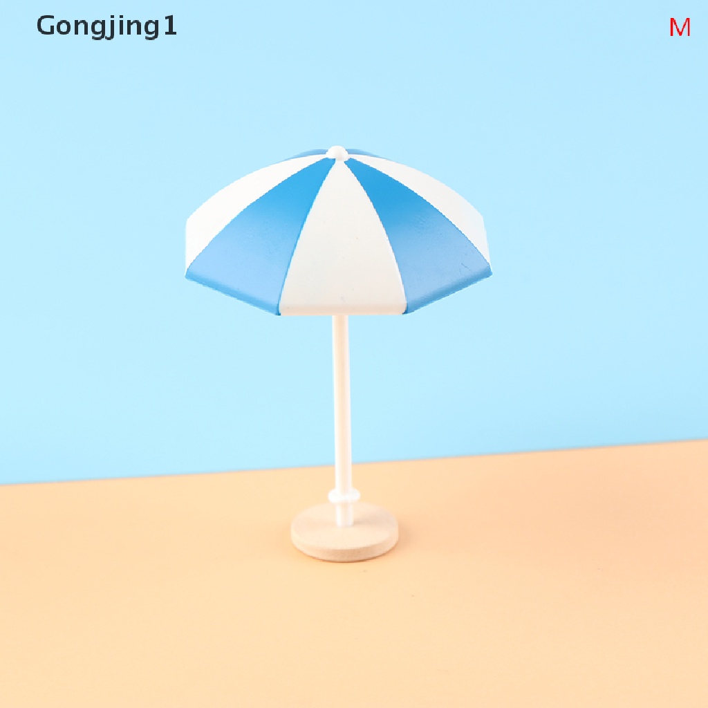 Gongjing1 Payung Pantai Mini 3 Warna Untuk Dekorasi Rumah Boneka