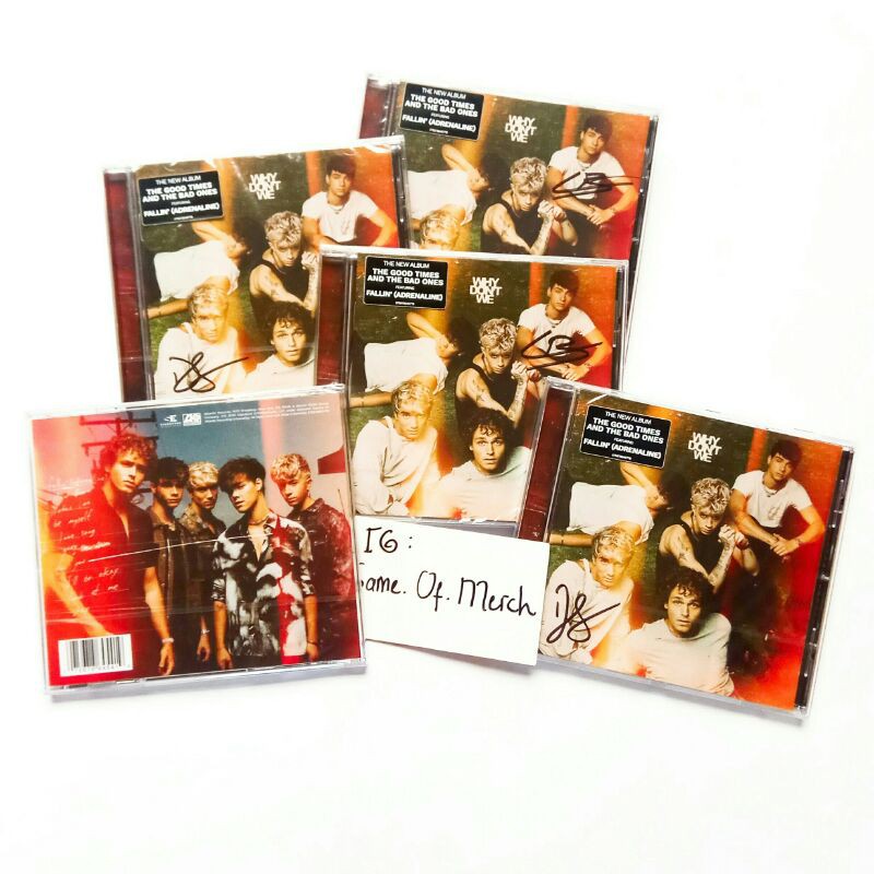 Why Don't We The Good (WDW) Times and The Bad Ones (TGTATBO) Album Signed CD