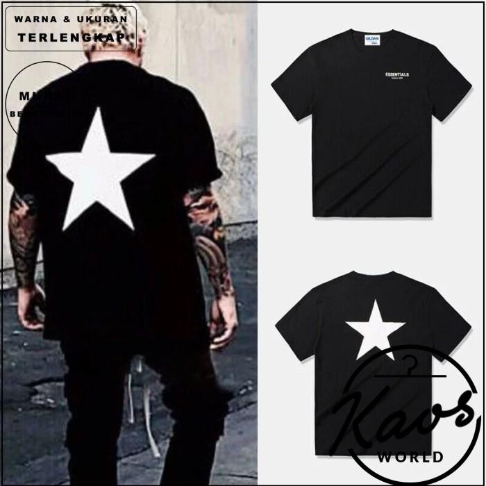 KAOS DISTRO PREMIUM essentials bintang KAOS KEKINIAN BAJU DISTRO