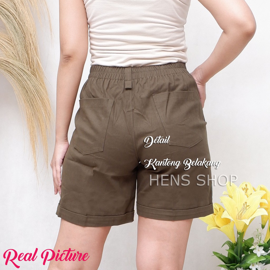 HOTPANTS CLARISSA TWILL / CELANA PENDEK CLARISSA TWILL