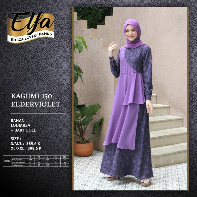 GAMIS TERBARU ETHICA KAGUMI 150 ELDERVIOLET