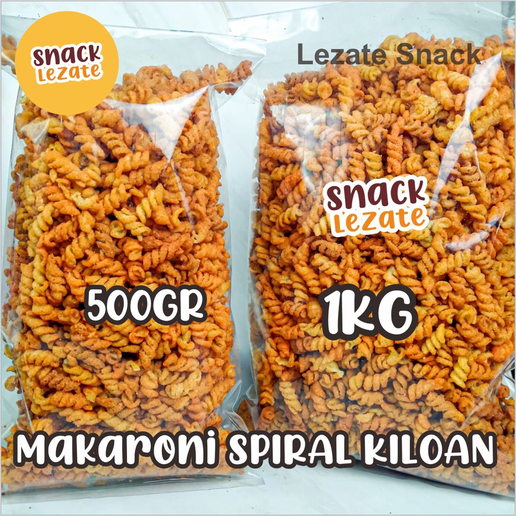 

Sedap Snack - Makroni Spiral Pedas Balado 1 KG Kiloan Murah Enak / Makaroni Spiral Makaroni Ulir / Macaroni Spiral Bantet Ngehe