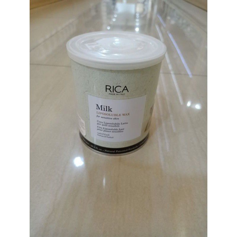 Rica Milk Liposoluble Wax 800gr/400gr lem waxing cabut bulu