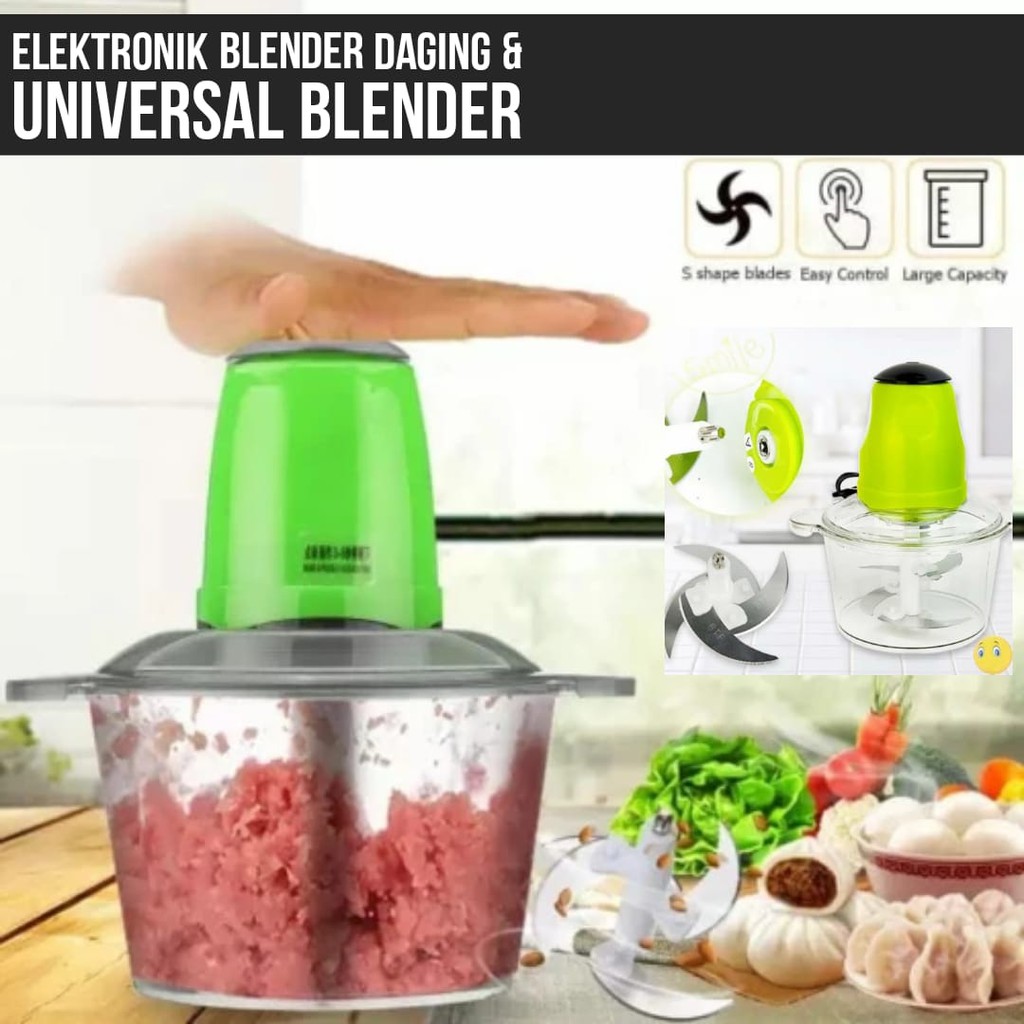 Blender Alat Gilingan Daging Meat Grinder Chenhao /Blender Serbaguna /Chopper Blender Daging Elektri