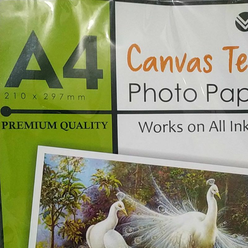 

Canvas V-tec Photo Paper 230 gsm A4 (20 lbr) RJ4
