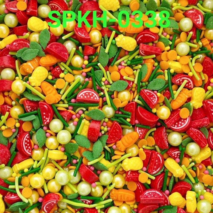 

SPKH-0338 SPRINKLES SPRINGKEL 500GR BUAH SEMANGKA NANAS WORTEL DISKON GEDE