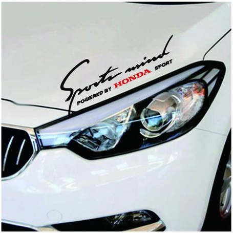 Stiker Sticker Sport Mind Powered by HONDA SPORT