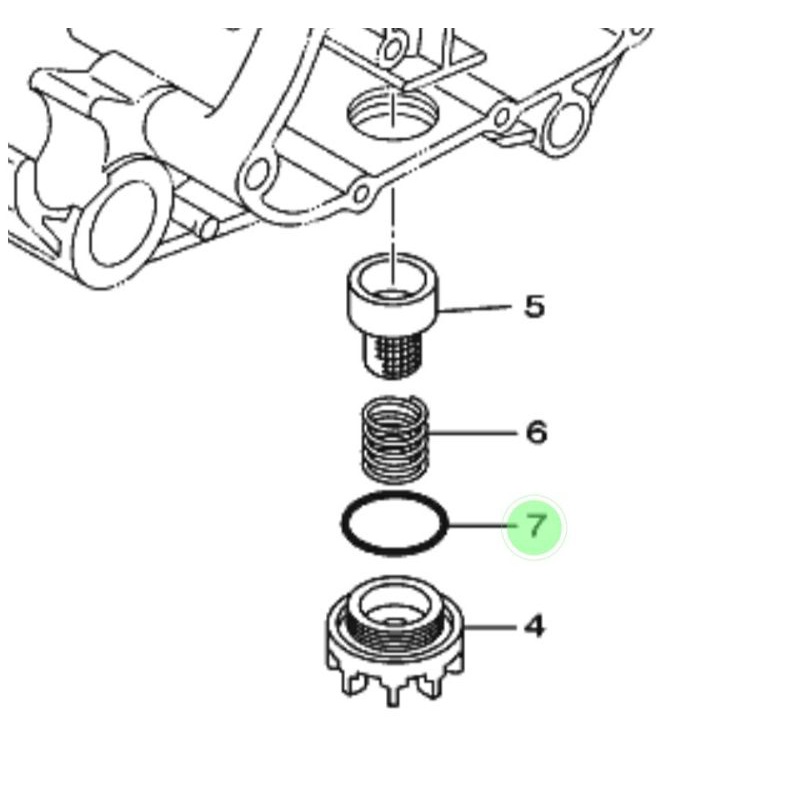 SEAL ORING TUTUP PEMBUANGAN OLI MESIN BAWAH MIO SPORTY SMILE NOUVO ORIGINAL ORI YAMAHA