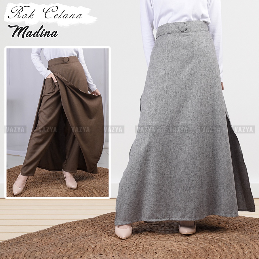 Rok Celana 2in1 Katun Madina