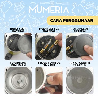 SELF STIRRING MUG Gelas Mixer Pengaduk Air Kopi Susu Jus Minuman