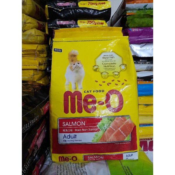 Meo Salmon adult 7kg Me-O Adult Salmon Makanan kucing murah