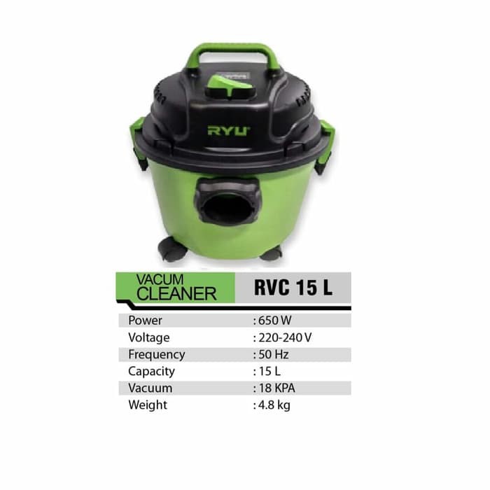 Tekiro Ryu RVC 15L Vacum Cleaner