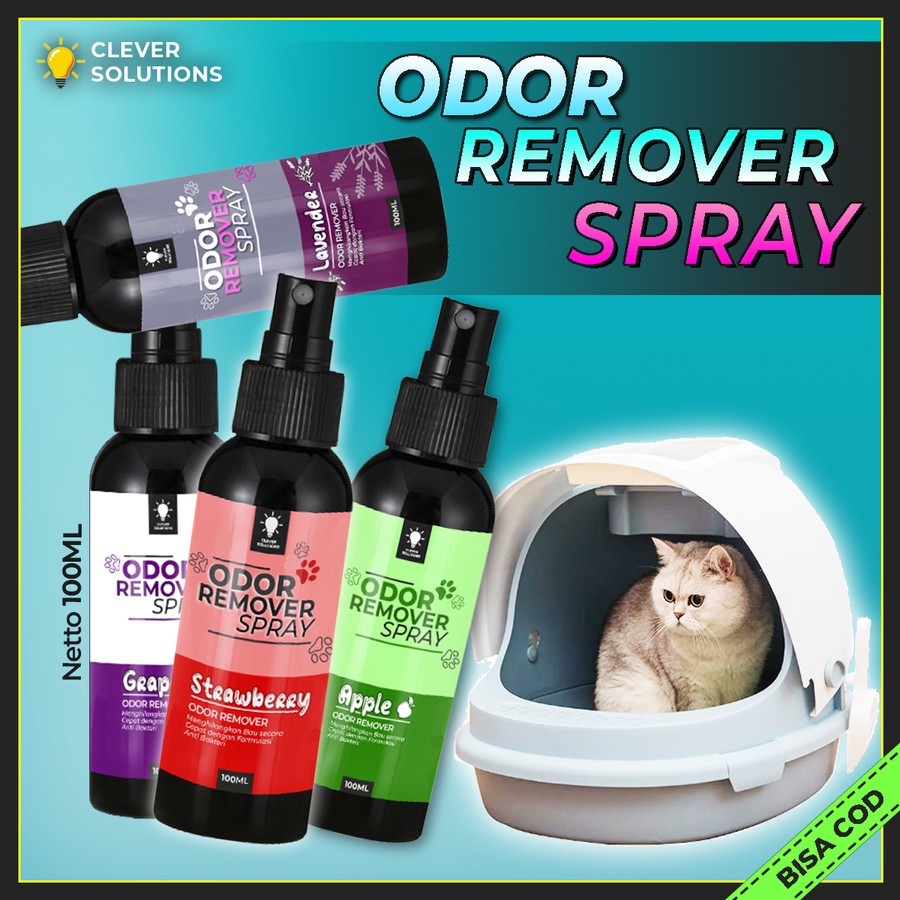 ODOR ELIMINATOR Penghilang Bau Pesing Kucing Pipis Urine BAB Pewangi Kandang