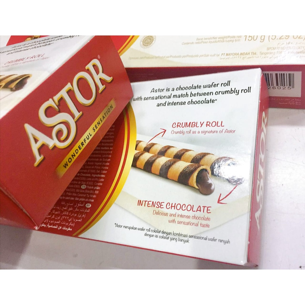 ASTOR Double Coklat Wonderful Sensation 150 gr