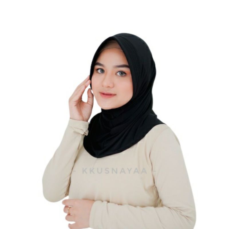 hijab instan olahraga khimar sport jersey adem Voli