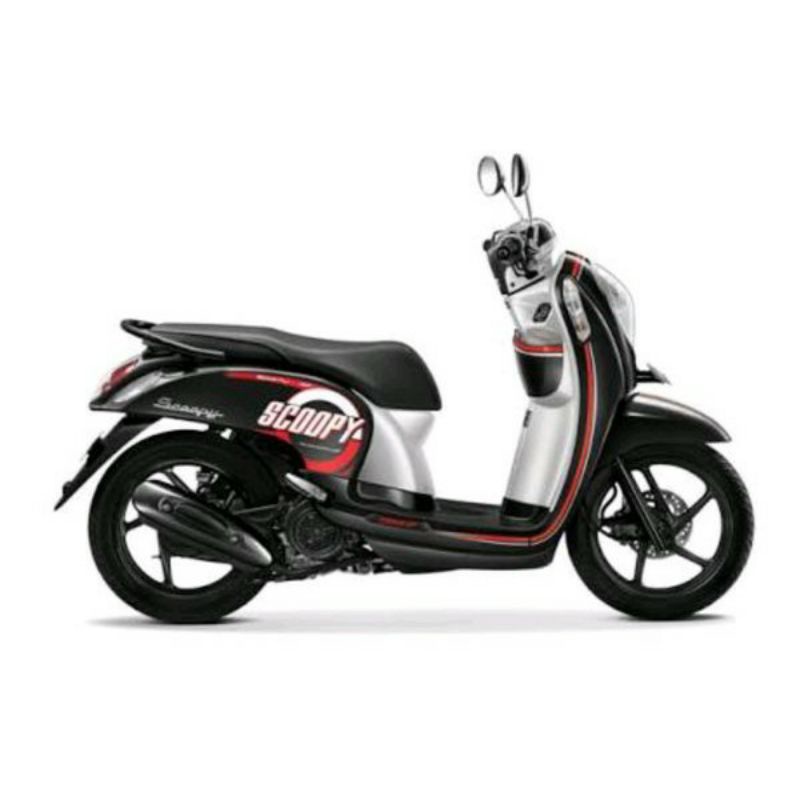 PANEL COVER LAMPU DEPAN SCOOPY FI HITAM 2013 2014 2015 2016 2017AWAL