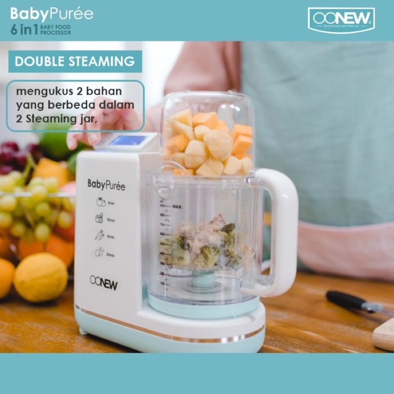 Oonew Michelin Series 6 in 1 Food Processor - Blender Mpasi