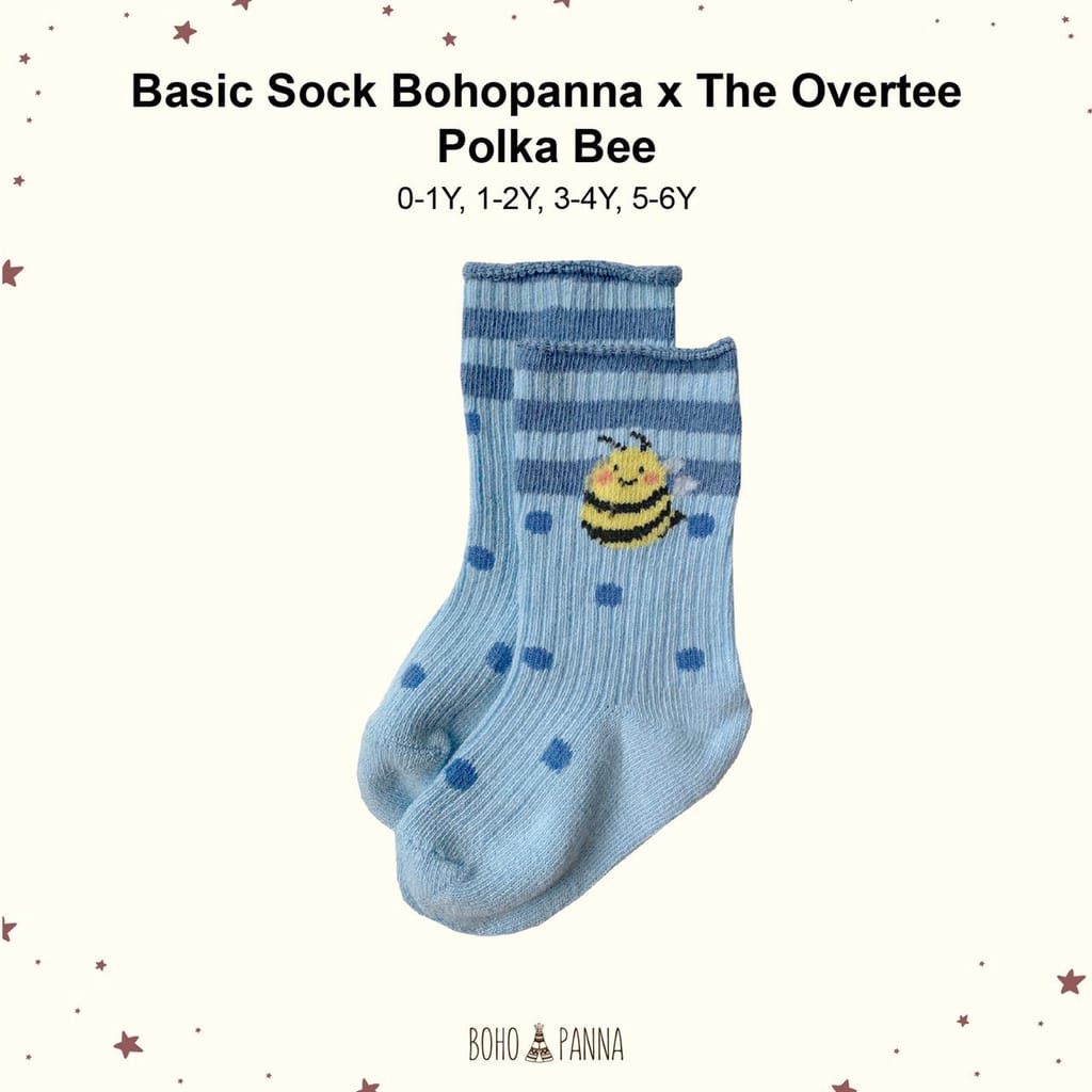 BOHOPANNA - BOHO | BASIC SOCK THE OVERTEE  - KAOS KAKI ANAK