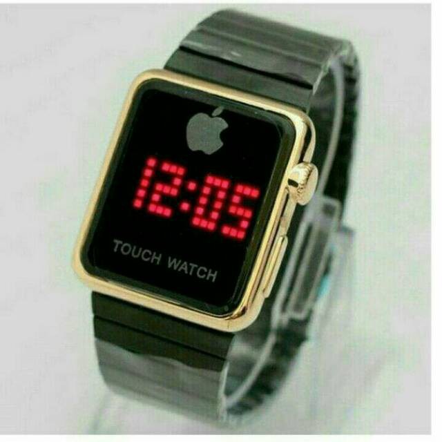 Apple Watch Murah Jam Tangan Pria / Wanita Black