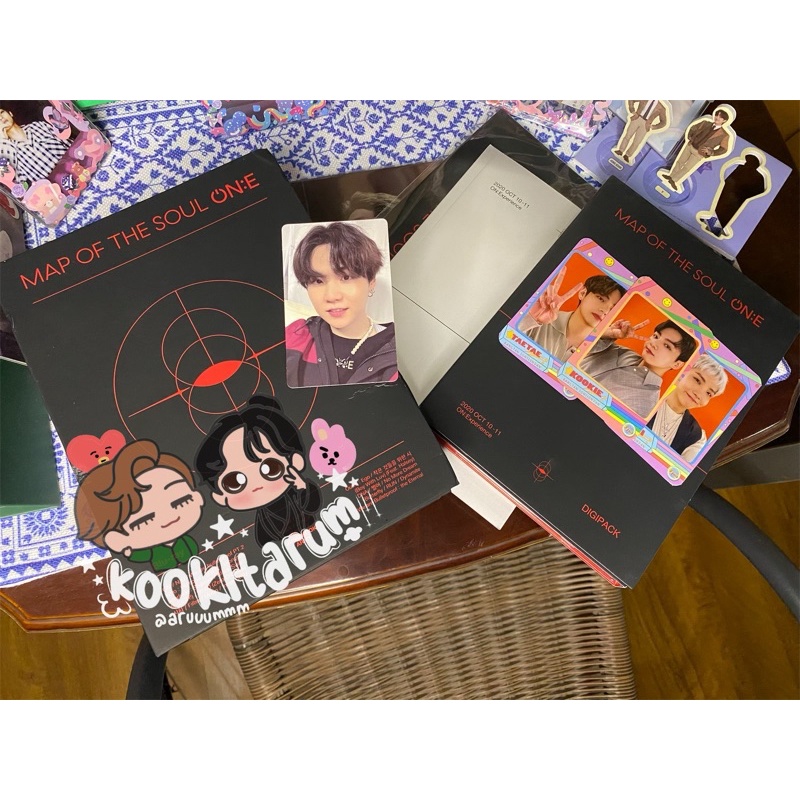 BOOKED❌ MOTS One Bluray BR BTS Map of the Soul On:e Blu ray Fullset Unsealed Suga PC Yoongi Photocar