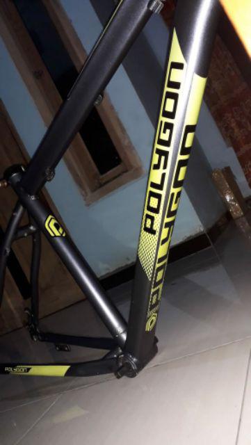  Stiker  Frame Sticker Decal Sepeda  POLYGON  SISKIU BISA 