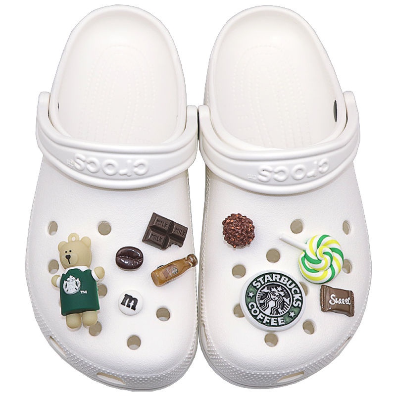 STARBUCKS Charms Crocs Bentuk Kartun Crocs Untuk Aksesoris Sepatu