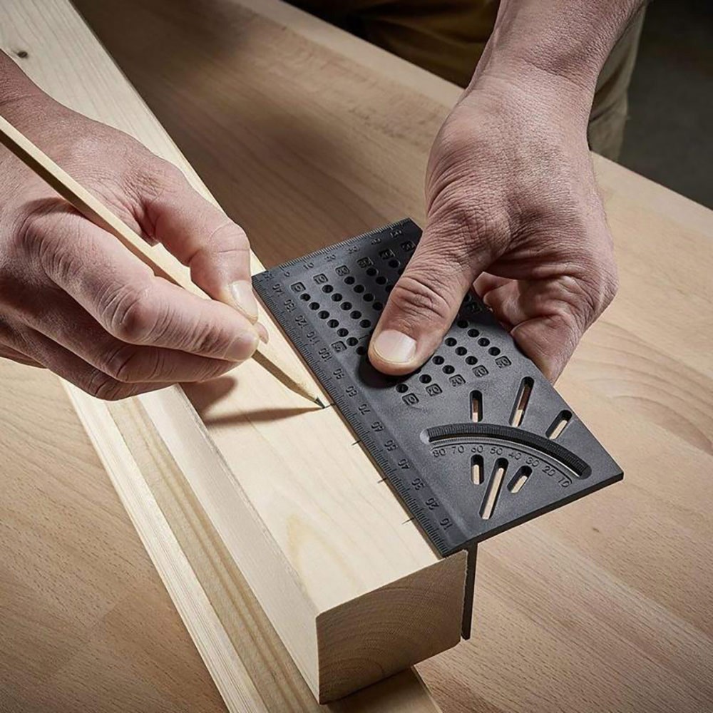 Penggaris Siku Segitiga 3D|Miter Angle Ruler