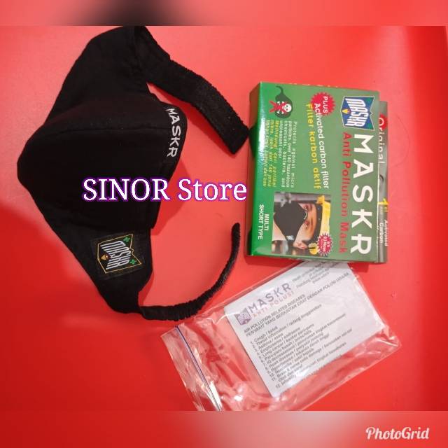 Masker Karbon Aktif MASKR Pendek Safety Carbon Polution Mask