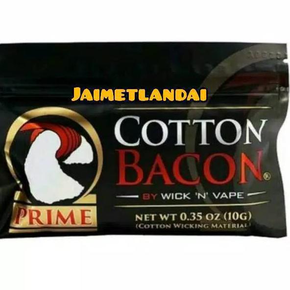 Mega Sale Kapas Vapoor Bacon Prime Net Wt 0 35 Oz Isi Lebih Halus Kapas Dengan Lapisan Tebal Shopee Indonesia