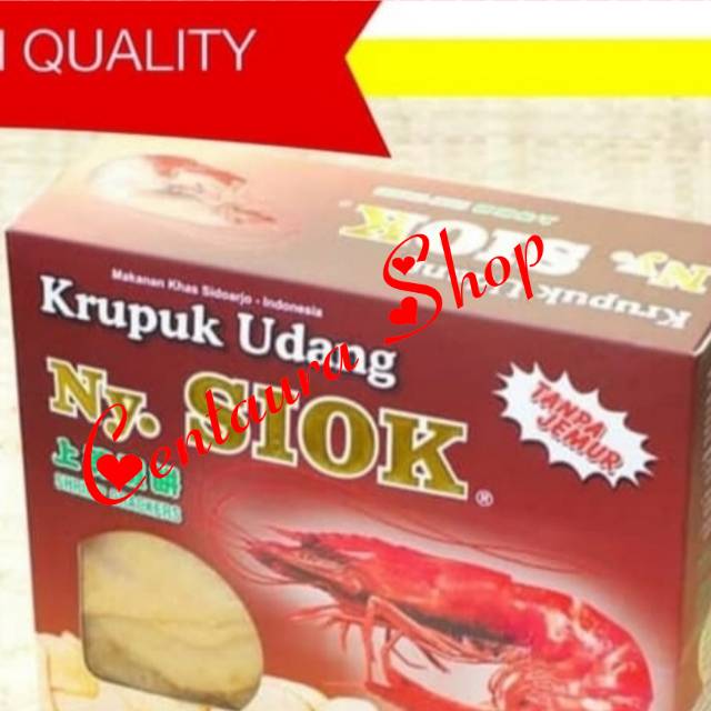 

Krupuk Kerupuk Udang Oval Box Istimewa Ny. Siok 400gr